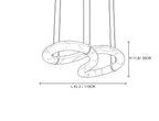 Alabaster Infinity Chandelier