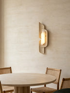 Wandleuchte Alabaster Schichtoptik