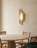 Wandleuchte Alabaster Schichtoptik