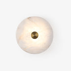 Alabaster Platter Sconce