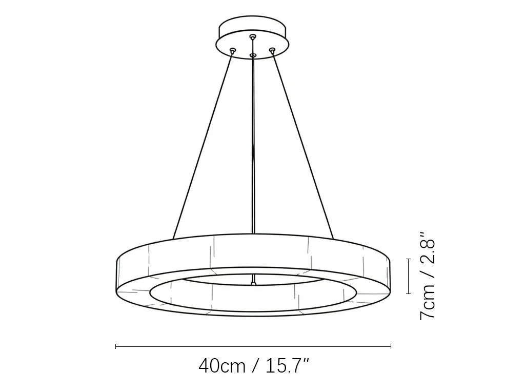 Alabaster Rivage Round Chandelier
