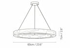 Alabaster Rivage Round Chandelier
