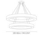 Alabaster Rivage Round Chandelier