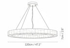 Alabaster Rivage Round Chandelier