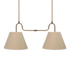 Althea Linen Dual Island Pendant Lamp