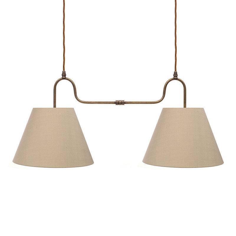 Althea Linen Dual Island Pendant Lamp