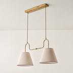 Althea Linen Dual Island Pendant Lamp