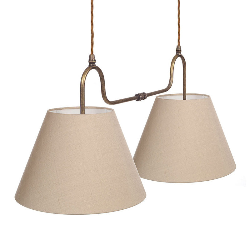 Althea Linen Dual Island Pendant Lamp