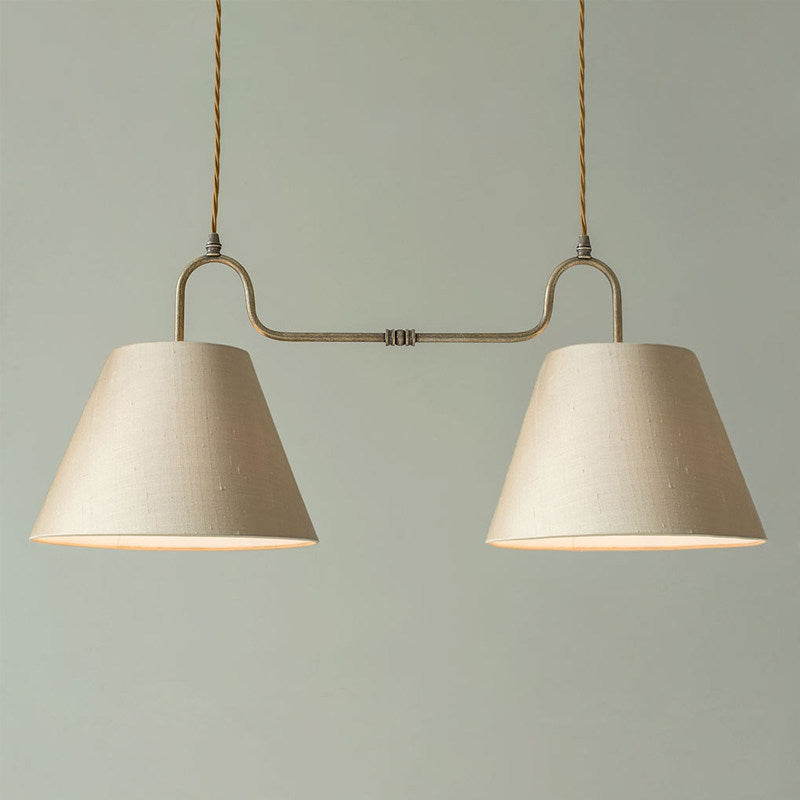 Althea Linen Dual Island Pendant Lamp
