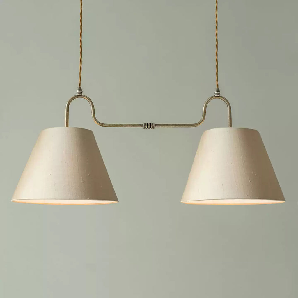 Althea Linen Dual Island Pendant Lamp
