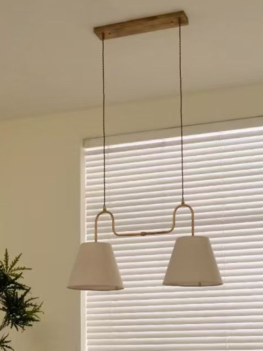 Althea Linen Dual Island Pendant Lamp