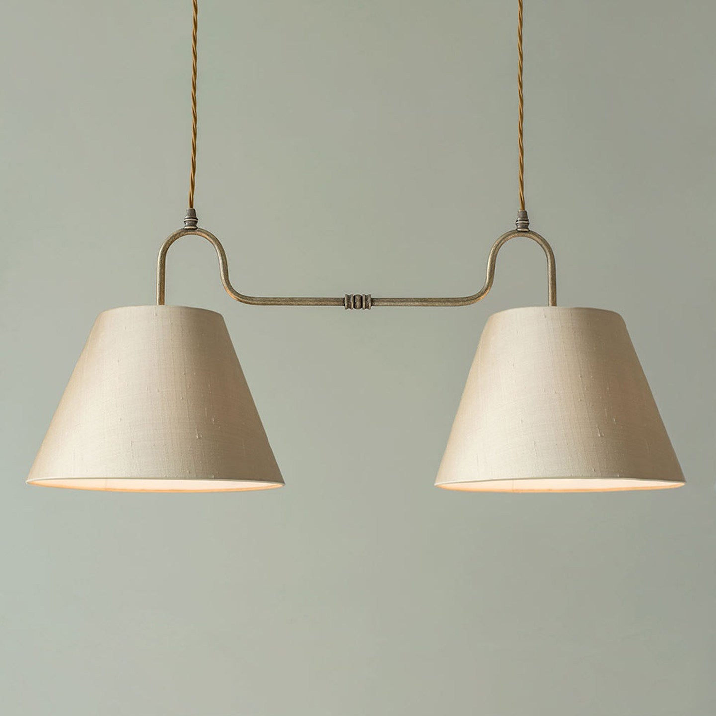 Althea Linen Dual Island Pendant Lamp