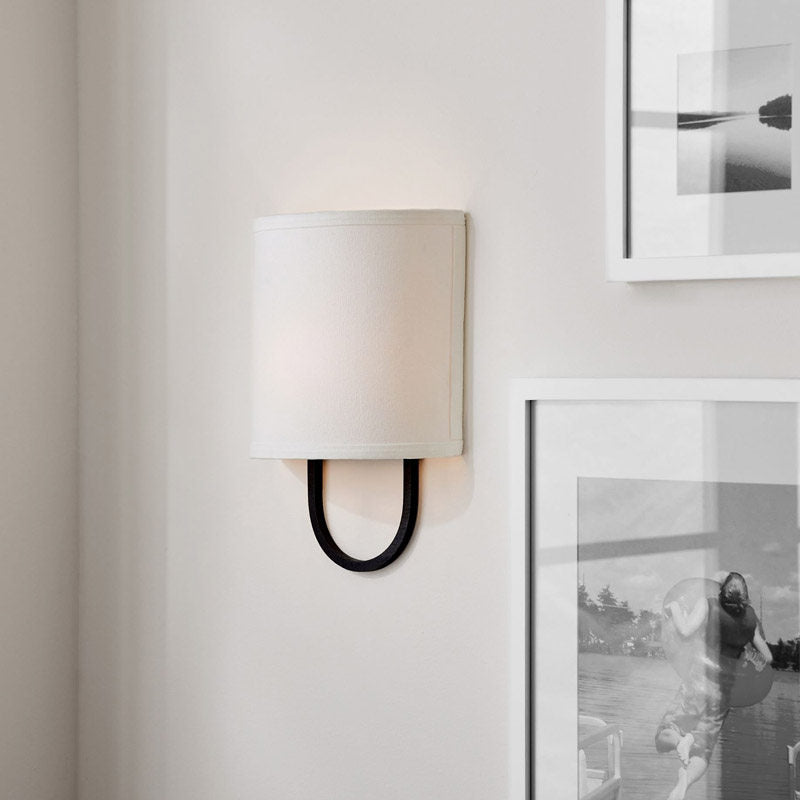 Althea Linen Loop Wall Sconce