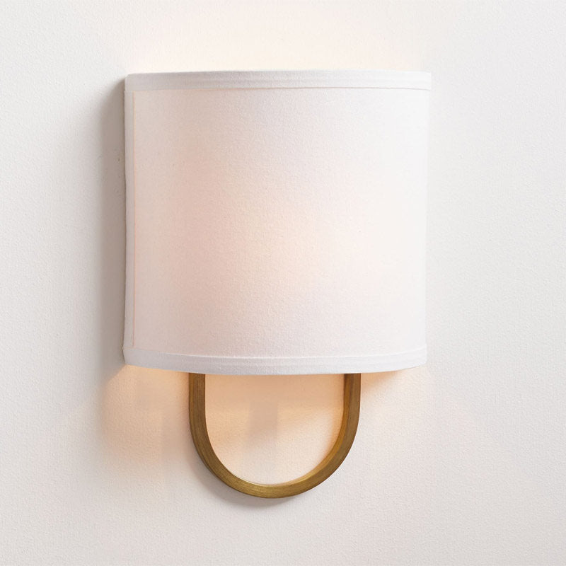 Althea Linen Loop Wall Sconce