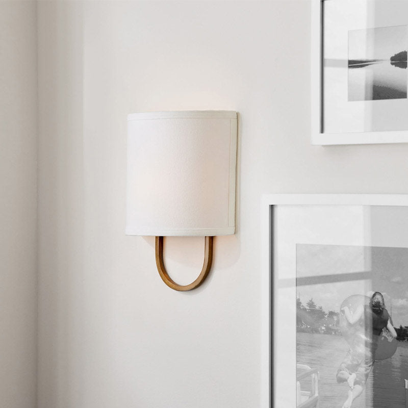Althea Linen Loop Wall Sconce