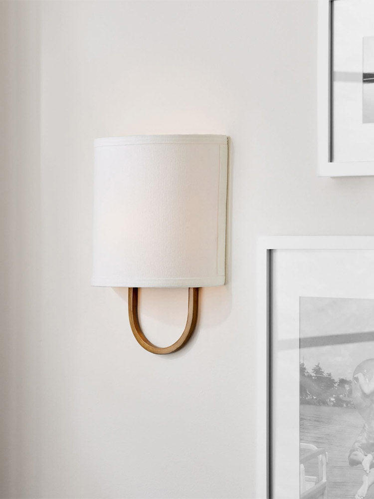 Althea Linen Loop Wall Sconce