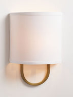 Althea Linen Loop Wall Sconce