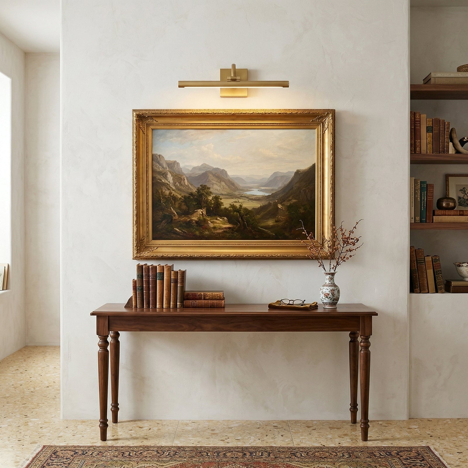 Alton Brass Rechargeable Wall Lamp