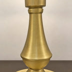 Antique Brass Scalloped Desk Light