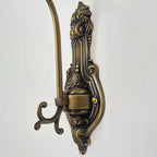 Antique Bronze Rose Wall Sconce