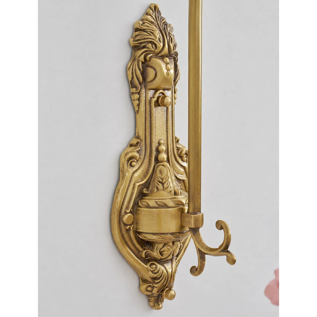 Antique Bronze Rose Wall Sconce