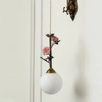 Antique Bronze Rose Wall Sconce