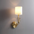 Antler Brass Double Wall Sconce