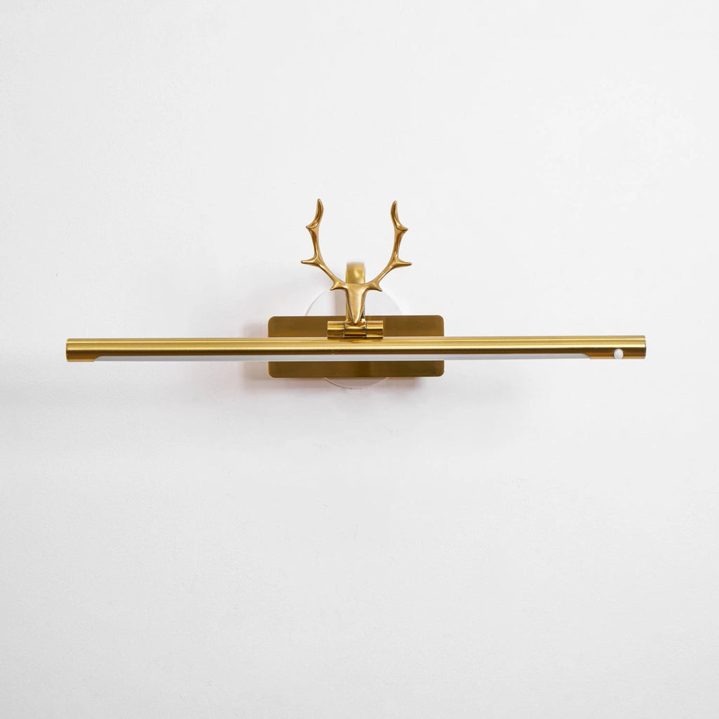 Antler Brass Picture Sconce