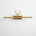 Antler Brass Picture Sconce