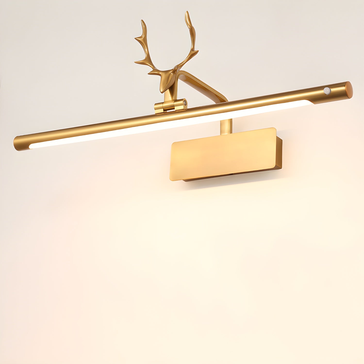 Antler Brass Picture Sconce