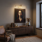 Antler Brass Picture Sconce
