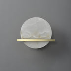 Anya Alabaster Disc Sconce