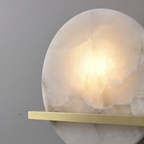Anya Alabaster Disc Sconce