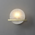 Anya Alabaster Disc Sconce