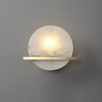 Anya Alabaster Disc Sconce
