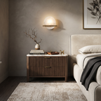 Anya Alabaster Disc Sconce