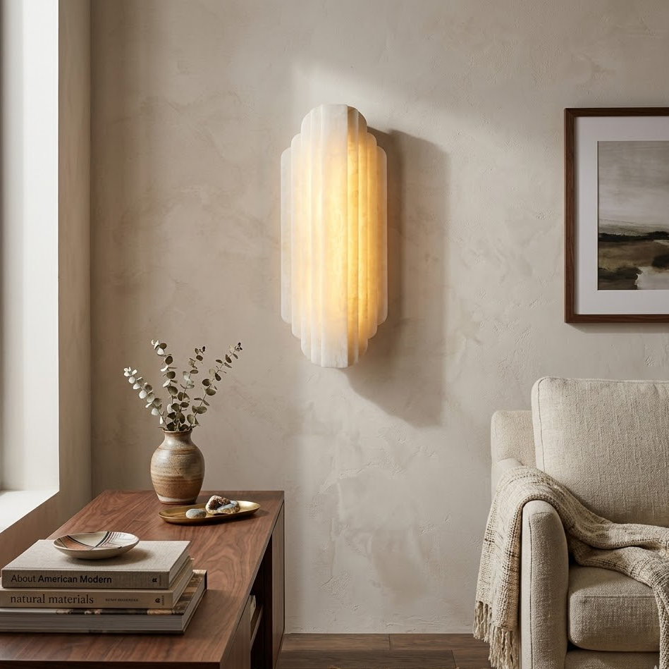 Arcadia Tiered Alabaster Sconce
