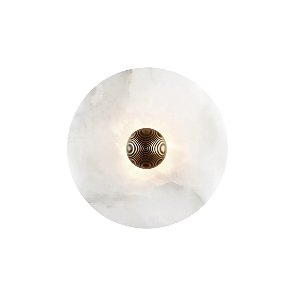 Solaris Stone Disc Wall Lamp