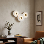 Solaris Stone Disc Wall Lamp