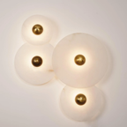 Solaris Stone Disc Wall Lamp