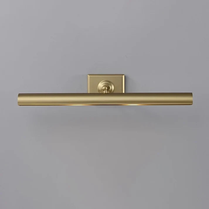 Illuminated Modern Brass Linear Picture Light Studio Display