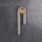 Arlo Loop Alabaster Wall Sconce