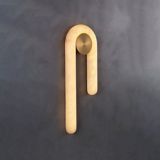 Arlo Loop Alabaster Wall Sconce