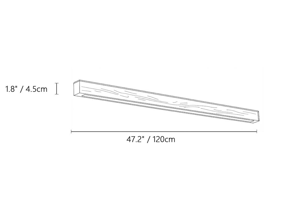 Arlo Linear Wood Wall Light