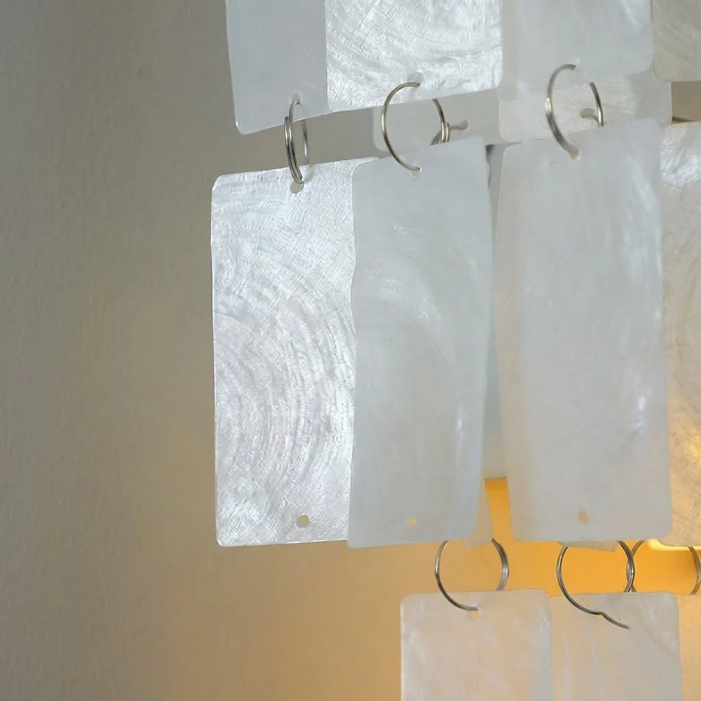 Artisan Shell Rectangle Wall Lamp