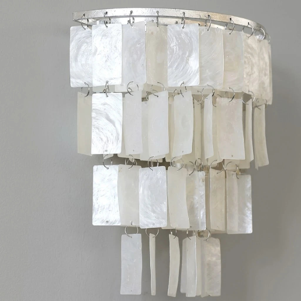Artisan Shell Rectangle Wall Lamp