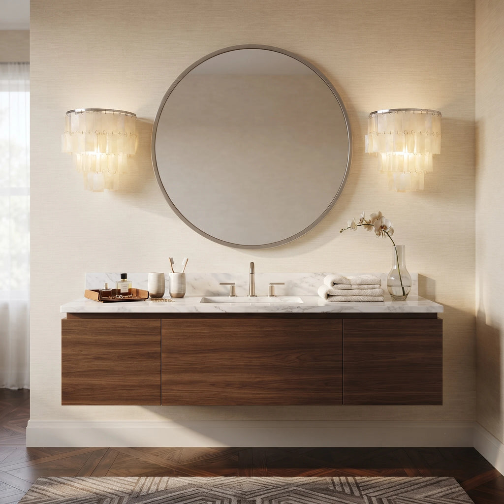 Artisan Shell Rectangle Wall Lamp