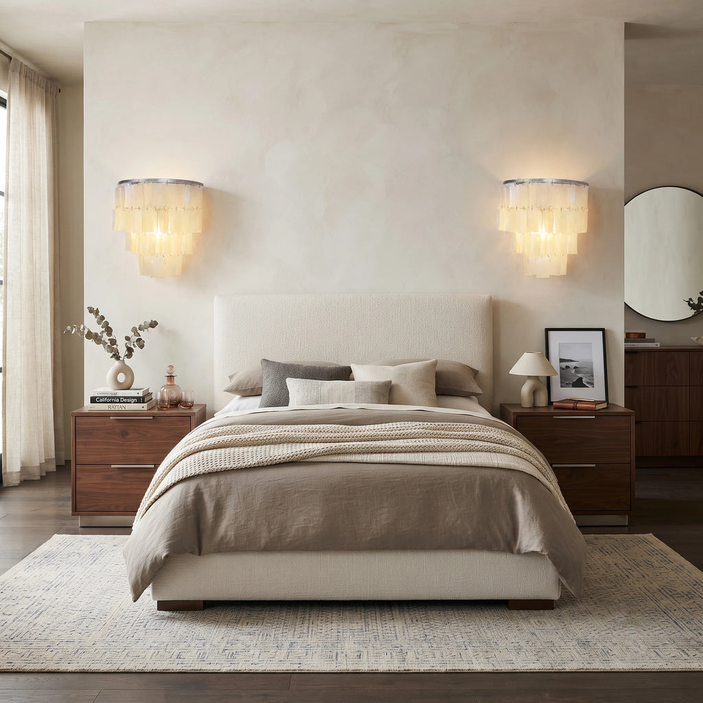 Artisan Shell Rectangle Wall Lamp