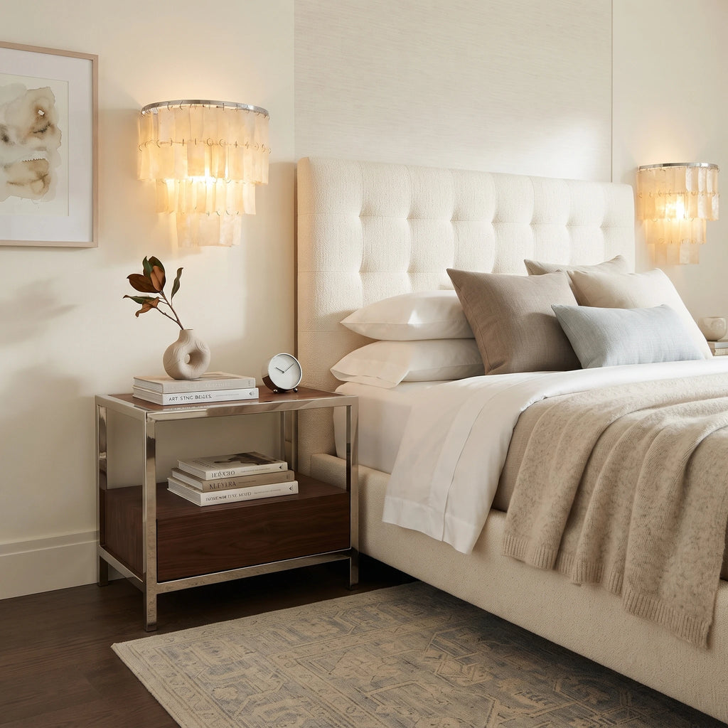 Artisan Shell Rectangle Wall Lamp