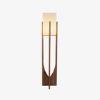 Ash Wood Fabric Floor Lamp